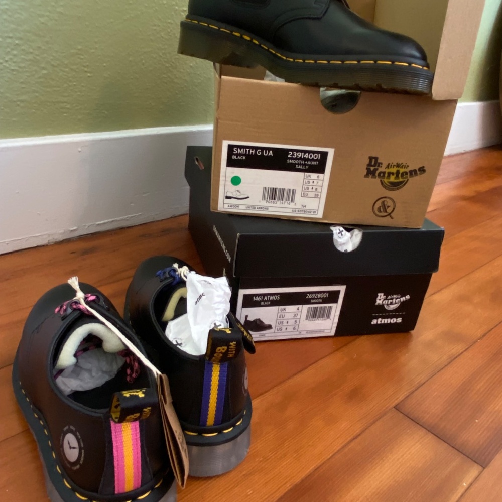 Dr. Marten's 1461 ATMOS LEATHER OXFORD SHOES - Picture 5 of 9